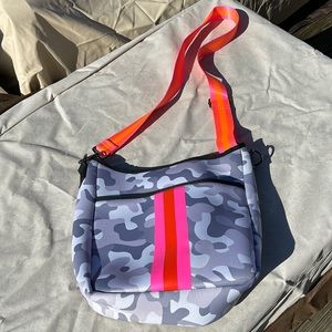 Neoprene cross body bag